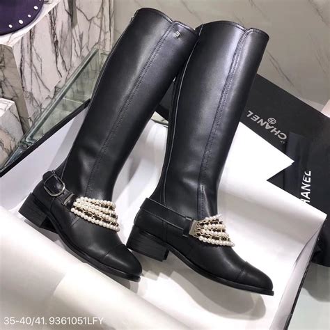 cheap chanel boots wholesale|chanel boots with pearl heel.